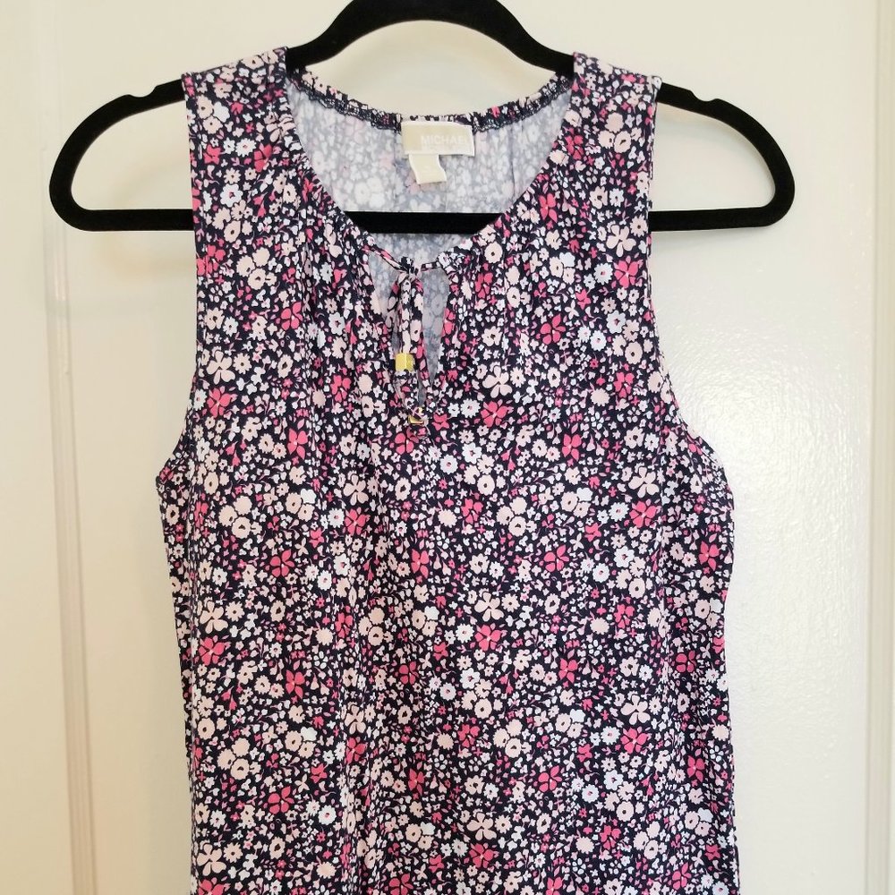 Michael Kors Women's Floral Sleeveless Blouse Size S